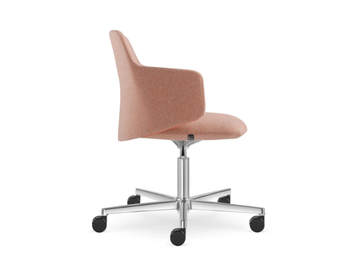 MELODY MEETING 360-RA F37-N6 - Fabric office chair with 5-Spoke base by LD Seating - view 3
